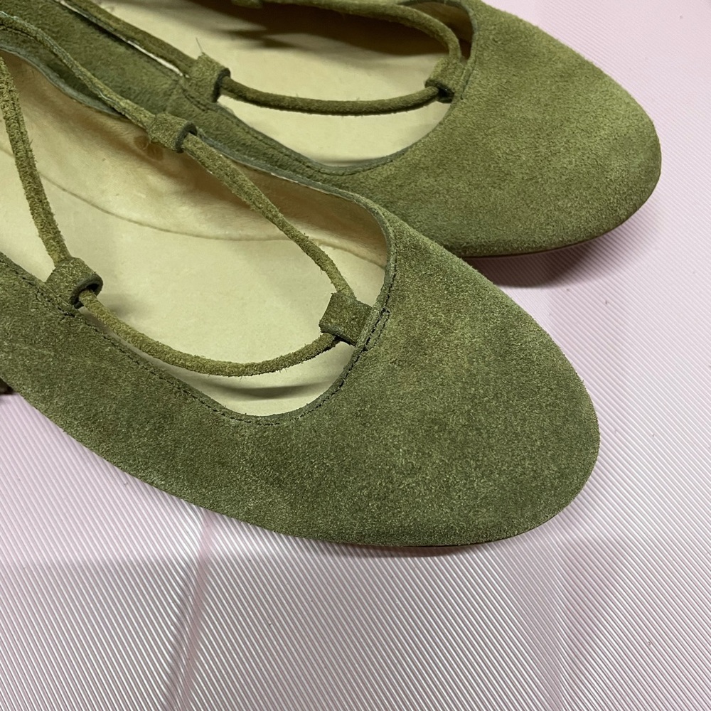 Madewell Inga Lace-Up flat in Suede